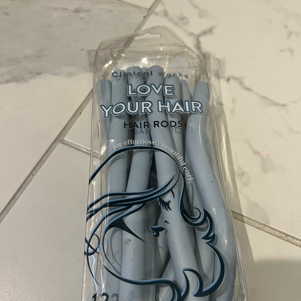 Clinical Works Hair Rods in Light Blue